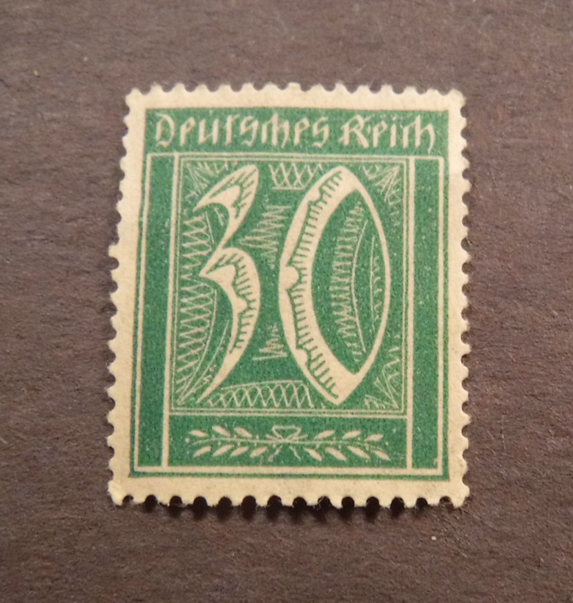 Scott#165, 1922, 30, pf. , Germany Stamp, MNHOG
