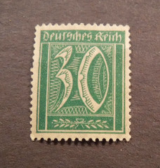 Scott#165, 1922, 30, pf. , Germany Stamp, MNHOG