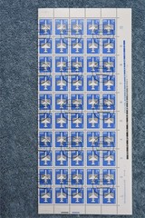 1982 East Germany Airmail Half Sheet – DDC14 – MNH With FDC