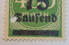 GERMANY ~ Deutrches Reich ~ 75 Saufend/400 Mark ~ Used/Posted ~ c.1923
