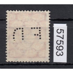 Danzig stamped COMPANY PERFIN Eugen Davidson