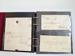 Saxony Briefe-Sammlung Vorphila – German Reich Approx. 200 Piece IN 2 Albums