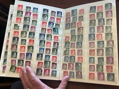 1930s TO THE END OF WWII GERMAN POSTAGE STAMP COLLECTION / 100’s OF STAMP