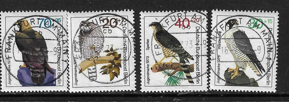 Germany SC # 9NB97-100 Birds Of Prey . Used