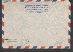 Germany 1954 60pf meter cover W Schwarzhaupt Arzneimittel Koln to USA