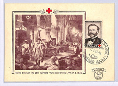 SAAR FDC *HENRI DUNANT* 1953 TAG DER BRIEFMARKE Dudweiler Germany XM100