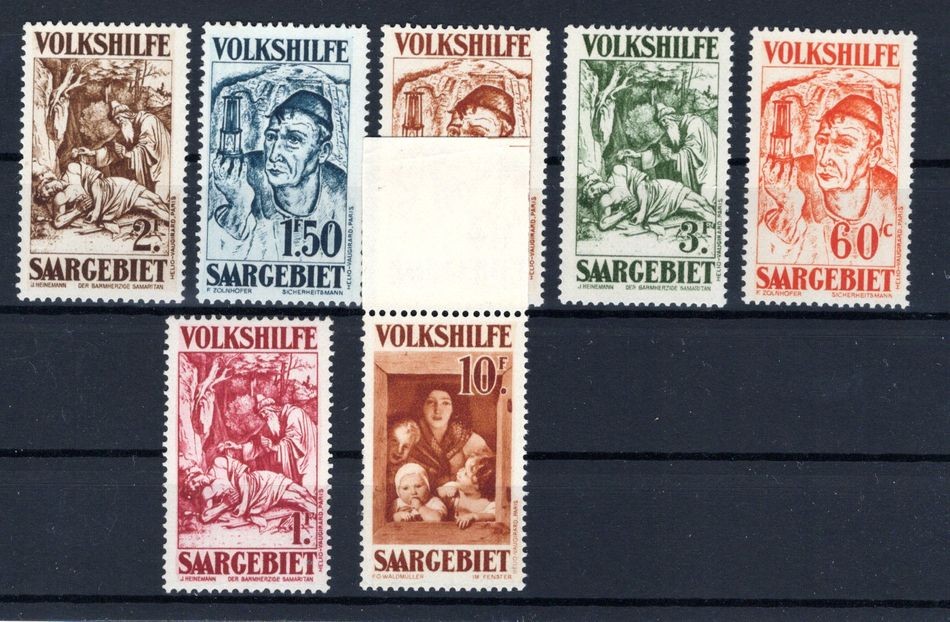 Saar 144/50 Luxury ** MNH Post Fresh 450EUR (CA9865)