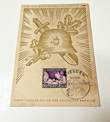 Germany 1942 Postcard Tag der Briefmarke Special Cancel Berlin