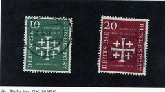 GERMANY(BUND) Sc 744-5(MI 235-6)VF USED $18