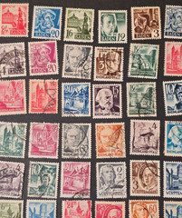 Post WWII German Baden Rheinland-Pfalz Württemberg French Zone Stamp Lot