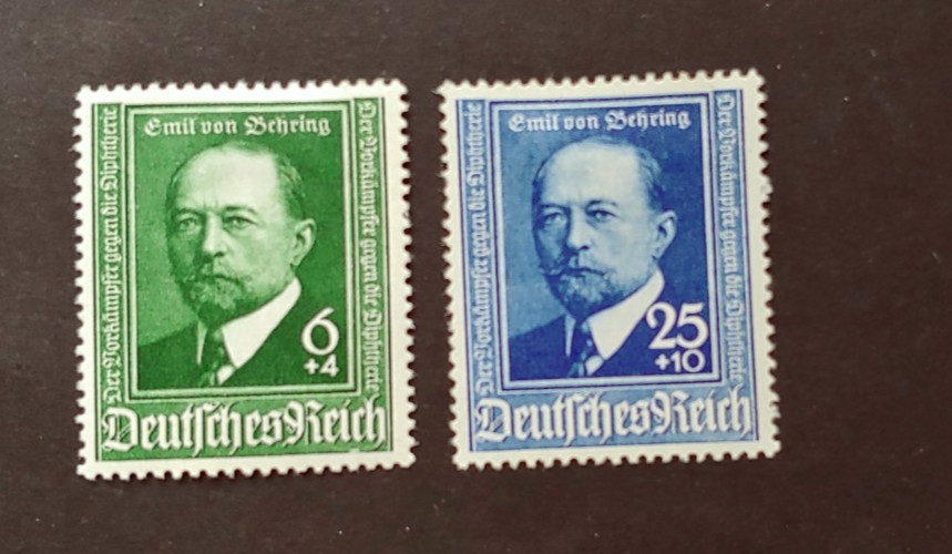 EMIL VON BEHRING SET VF MLH REICH GERMANY DEUTSCHLAND (K9)