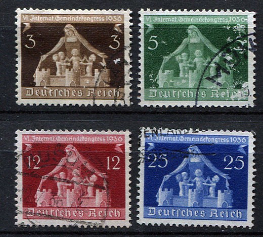 German Reich WW II : Local Government congress set from 1936 – used