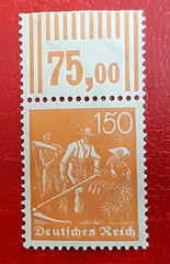 Germany Stamp Deutsches Reich 150 Pfennig 1921 Michel Nr. 189 WZ 2 (21901)