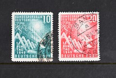Germany Scott # 665-666 VF Used (1949) Stamps Cat $34