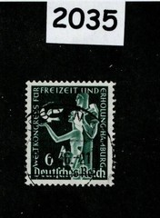 Used Stamp Sc 477 Recreation congress Hamburg Germany 1936 #2035