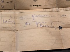 WW1 WWI Imperial German Telegraph Telegram Deutschen Reich Germany 1918