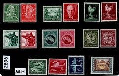 MLH stamp collection Regular postage Third Reich WWII era Germany #2896