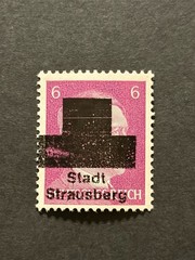 Germany 1945 Post WWII LOCAL overprint (STRAUSBERG) 6 Rpf. MNH /s1 #726
