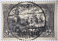 Travelstamps: 1920 Germany Danzig Stamps Scott #12, Used Handstamped