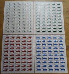 Berlin Nr. 660-663 Postfrisch Deluxe Cars Michel 250€ MNH Sheet Set
