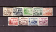 Germany – 1937 Lifeboat Sc#B107-B115 – (26)