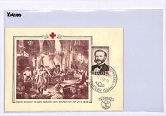 SAAR FDC *HENRI DUNANT* 1953 TAG DER BRIEFMARKE Dudweiler Germany XM100