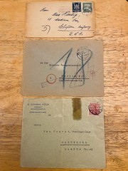 Lot of 7 Vintage German Covers 1920s–1950s – Business & Consular Mail to USA