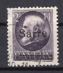 Saar 28bII ABART stamped BPP 500EUR (K5287