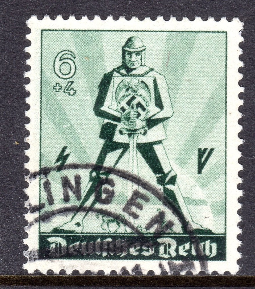 Germany Scott #B 171 VF Used 1940 May Day Armed Warrior #1