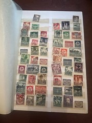 1930s TO THE END OF WWII GERMAN POSTAGE STAMP COLLECTION / 100’s OF STAMP