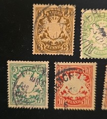 Bavaria Stamps Coat Of Arms