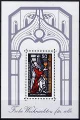 BRD 1977, Miniature Sheet: Christmas MNH Mi Bl 15