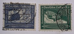 Travelstamps: Germany Stamps Scott #C59-C60 Airmail Used Ng