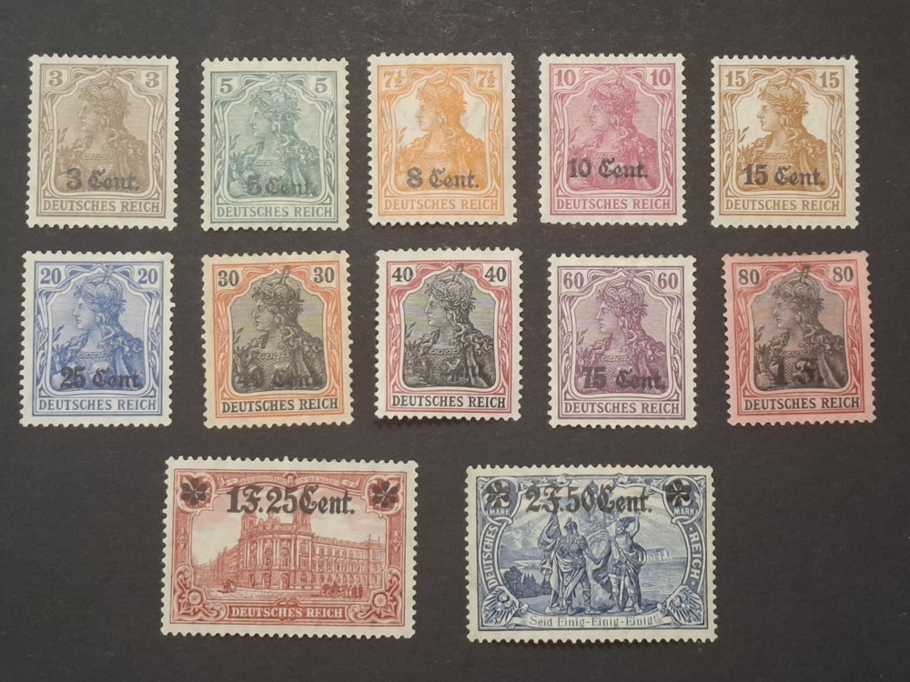 German occupation of the North of France WWI 1916-1917 Western Front * Full Set