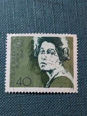 Specimen, Germany Sc1156 Writer Ricarda Huch (1864-1947).