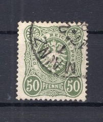 DR-Pfennigzeit 44c color BPP 32EUR stamped value (gest.) BPP Signature
