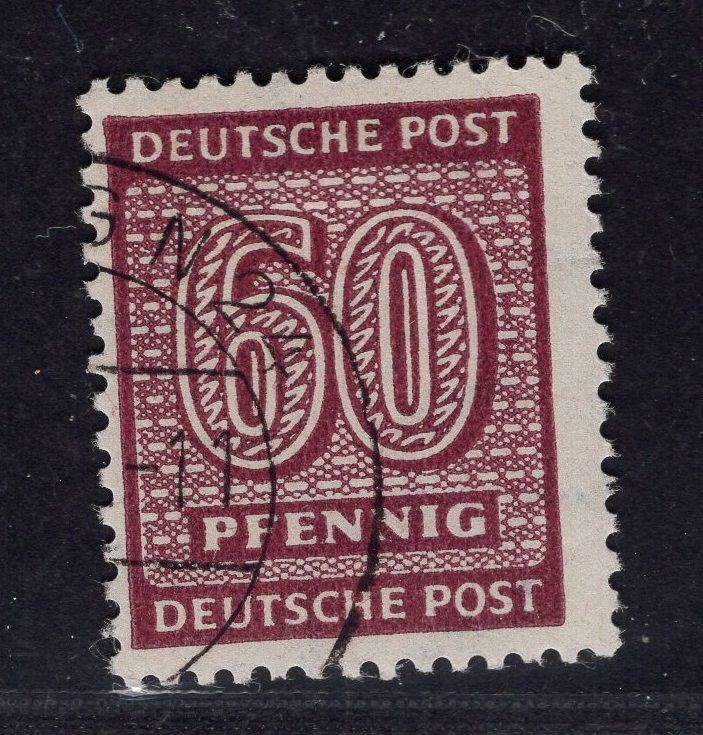 Allied occupation SBZ Michel No. 137y stamped