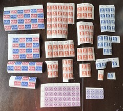 LARGE LOT OF MINT MNH POST WWII GERMANY STAMPS, PARTIAL SHEETS, BLOCKS, SINGLES