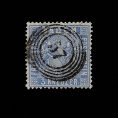 Germany, Baden, Scott 12, Coat of Arms, 1860-1862, used