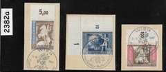 Stamp set B212-B214 Overprints Vienna Cancel WWII 1942 Postal Congress #2382a