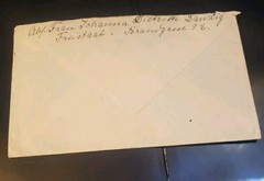 1938 Danzig Germany Cover To USA Slogan Cancel 6