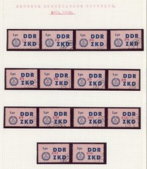 Germany DDR 1964 RARE Back of the Book Service Stamps Michel#31-45 Complete Used