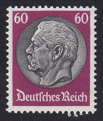 GERMANY 1933 von Hindenburg 60pf Wmk Mesh SG 507A MNH/** (CV £325)