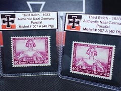 Nazi Germany 1933 Wagner Parsifal Stamp 40 Pfg 507A MH pre-WW2 Third Reich