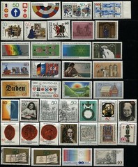 GERMANY Deutsche BundesPost Stamps Postage Collection 1977-1991 Used Mint LH