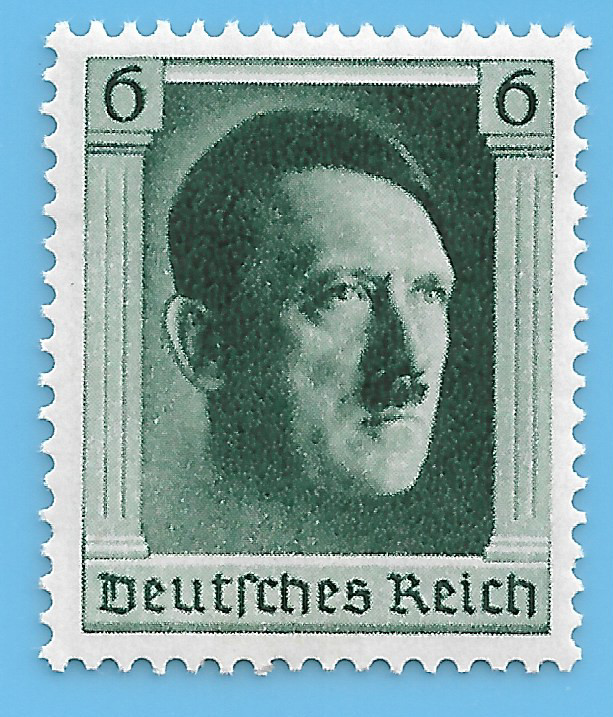 Germany 1937 WW2 Third Reich Adolf Hitler 6 Stamp MNH WW2 ERA Mi# 646