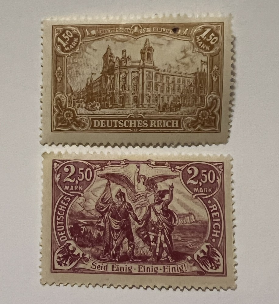 1920 GERMANY STAMPS #113-114 MH ORIGINAL GUM