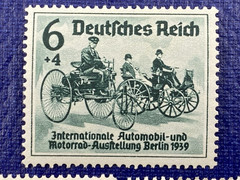 Germany -Third Reich 1939 Sc# B134-B136, Automobiles, Mint Very Light Hinge.