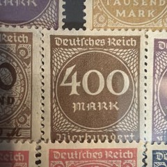 German 1923 Hyperinflation Stamp Collection – Surcharge & Definitives – MNH