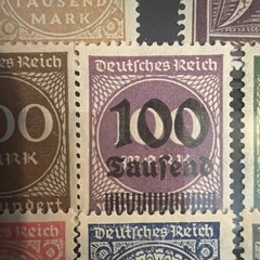 German 1923 Hyperinflation Stamp Collection – Surcharge & Definitives – MNH